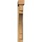 Ekena Millwork Merced Block Rough Sawn Bracket w/ Offset Brace, Western Red Cedar, 6"W x 38"D x 44"H BKT0604X38X44MRC05RWR - alternate 3